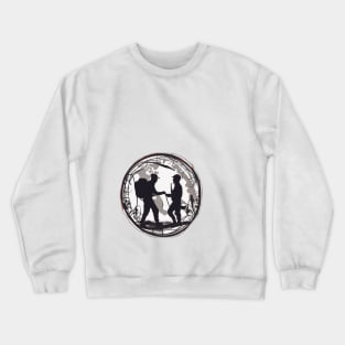 Firefighter Brotherhood Circle Art No. 859 Crewneck Sweatshirt